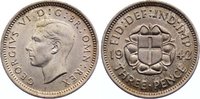 Großbritannien Three Pence George VI. 1936-1952. -