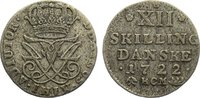 Norwegen 12 Skilling Friedrich IV. 1699-1730. -