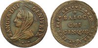 Italien-Kirchenstaat 5 Baiocchi Pius VI. (Giovanni Angelo Braschi) 1775-1799. -