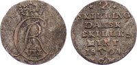 Norwegen 2 Skilling Christian VII. 1766-1808. -