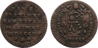 Italien-Kirchenstaat Cu Quattrino Pius VII. (G.Chiaramonti) 1800-1823. -