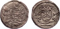 Sachsen-Albertinische Linie Pfennig Friedrich August I. 1694-1733. -