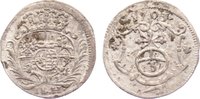 Sachsen-Albertinische Linie 3 Pfennig Friedrich August I. 1694-1733. -