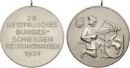 Schützenmedaillen Silbermedaille Recklinghausen -