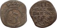 Norwegen 2 Skilling Christian V. 1670-1699. -