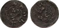 Coburg, wettinische Münzstätte Pfennig Friedrich III. der Strenge 1353-1381. -