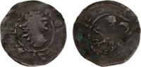 Coburg, wettinische Münzstätte Pfennig Friedrich III. der Strenge 1353-1381. -