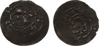 Coburg, wettinische Münzstätte Pfennig Friedrich III. der Strenge 1353-1381. -