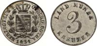 Sachsen-Coburg-Gotha 3 Kreuzer Ernst I. 1826-1844. -