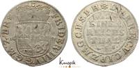 Brandenburg-Preußen 1/12 Taler Friedrich III. 1688-1701. -