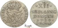 Norwegen 12 Skilling Friedrich IV. 1699-1730. -