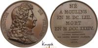 Frankreich Bronze Ludwig XVIII. 1814, 1815-1824. -