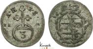 Sachsen-Coburg Dreier Albrecht III. 1680-1699. -