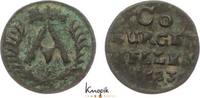 Sachsen-Coburg Cu Heller Albrecht III. 1680-1699. -