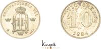 Schweden 10 Öre 1 Oskar II. 1872-1907. -