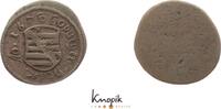Sachsen-Gotha-Altenburg Einseitiger Kupferheller Friedrich I. 1675-1691. -