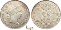 Spanien Escudo Isabell II. 1833-1868. -