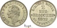 Sachsen-Albertinische Linie 2 Neugroschen Johann 1854-1873. -