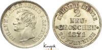 Sachsen-Albertinische Linie 2 Neugroschen Johann 1854-1873. -