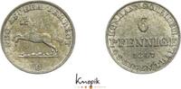 Braunschweig-Calenberg-Hannover, ab 1692 Kftm. Han 6 Pfennig Ernst August 1837-1851. -