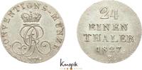 Braunschweig-Calenberg-Hannover, ab 1692 Kftm. Han 1/24 Taler Georg IV. 1820-1830. -