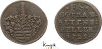 Sachsen-Gotha-Altenburg Cu Heller Friedrich II. 1691-1732. -
