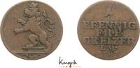 Reuss, älterer Linie zu Obergreiz Cu Pfennig Heinrich XI. 1723-1800. -