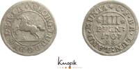 Braunschweig-Calenberg-Hannover, ab 1692 Kftm. Han 4 Pfennig Georg I. Ludwig 1698-1714. -