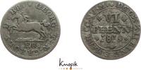 Braunschweig-Wolfenbüttel 6 Pfennig Karl 1815-1830. -