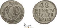 Sachsen-Albertinische Linie 1/48 Taler Friedrich August III. 1763-1806. -