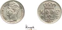 Frankreich 1/4 Franc Karl X. 1824-1830. -