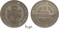 Sachsen-Albertinische Linie 2 Neugroschen Johann 1854-1873. -