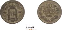 Schweden 10 Öre 1 Oskar II. 1872-1907. -