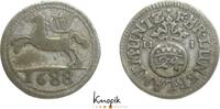 Braunschweig-Lüneburg-Celle 1/24 Taler Georg Wilhelm 1665-1705. -