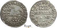 Braunschweig-Calenberg-Hannover, ab 1692 Kftm. Han 4 Mariengroschen Johann Friedrich 1665-1679. -