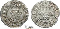 Braunschweig-Lüneburg-Celle 4 Mariengroschen Georg Wilhelm 1665-1705. -