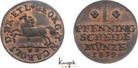 Braunschweig-Wolfenbüttel Cu Pfennig Karl 1815-1830. -