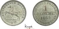 Braunschweig-Calenberg-Hannover, ab 1692 Kftm. Han Groschen Georg V. 1851-1866. -