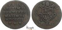 Italien-Kirchenstaat Cu Mezzo Baiocco Pius VII. (G.Chiaramonti) 1800-1823. -