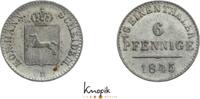 Braunschweig-Calenberg-Hannover, ab 1692 Kftm. Han 6 Pfennig Ernst August 1837-1851. -