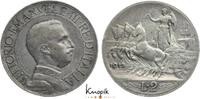 Italien-Königreich 2 Lire Vittorio Emanuele III. 1900-1946. -