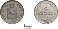 Braunschweig-Calenberg-Hannover, ab 1692 Kftm. Han 6 Pfennig Ernst August 1837-1851. -