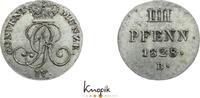 Braunschweig-Calenberg-Hannover, ab 1692 Kftm. Han 4 Pfennig Georg IV. 1820-1830. -