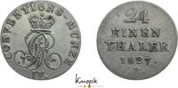 Braunschweig-Calenberg-Hannover, ab 1692 Kftm. Han 1/24 Taler Georg IV. 1820-1830. -