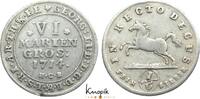 Braunschweig-Calenberg-Hannover, ab 1692 Kftm. Han 6 Mariengroschen (1/6 Taler) Georg I. Ludwig 1698-1714. -