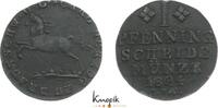Braunschweig-Wolfenbüttel Cu Pfennig Karl 1815-1830. -