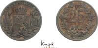 Norwegen 25 Öre 1 Oskar II. 1872-1905. -