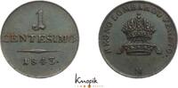 Haus Habsburg Cu 1 Centesimo Ferdinand I. 1835-1848. -