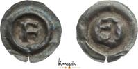 Eisenach, landgräflich thüringische Münzstätte Hohlpfennig Friedrich II. 1323-1349. -