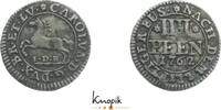 Braunschweig-Wolfenbüttel 4 Pfennig Karl I. 1735-1780. -